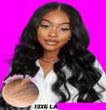 READY TO WEAR GLUELESS 13X6 HD BODY WAVE LACE FRONT WIGS HUMAN HAIR