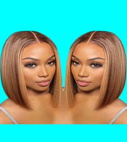 BOB WIG HUMAN HAIR WEAR AND GO GLUELESS 1