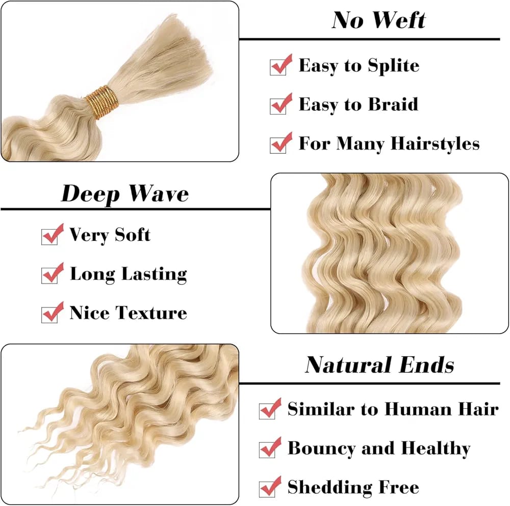 CURLY BRAIDING HAIR FOR BOHO BRAIDS