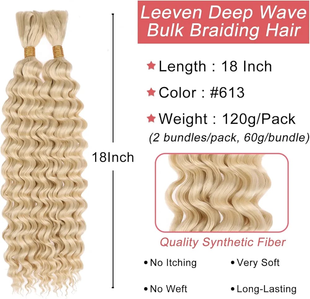 CURLY BRAIDING HAIR FOR BOHO BRAIDS