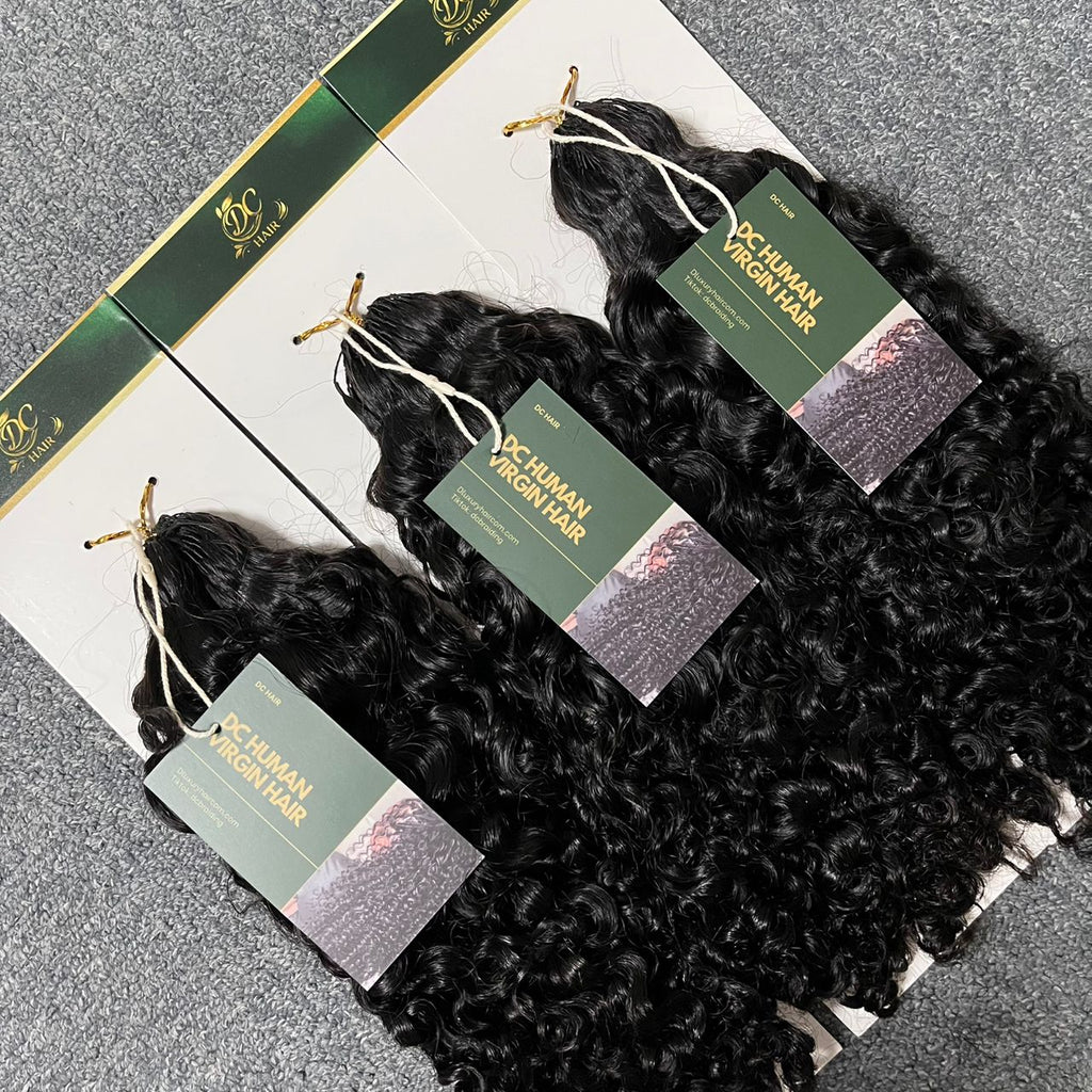 VIP BEAUTY BURMESE CURLY CROCHET HUMAN HAIR
